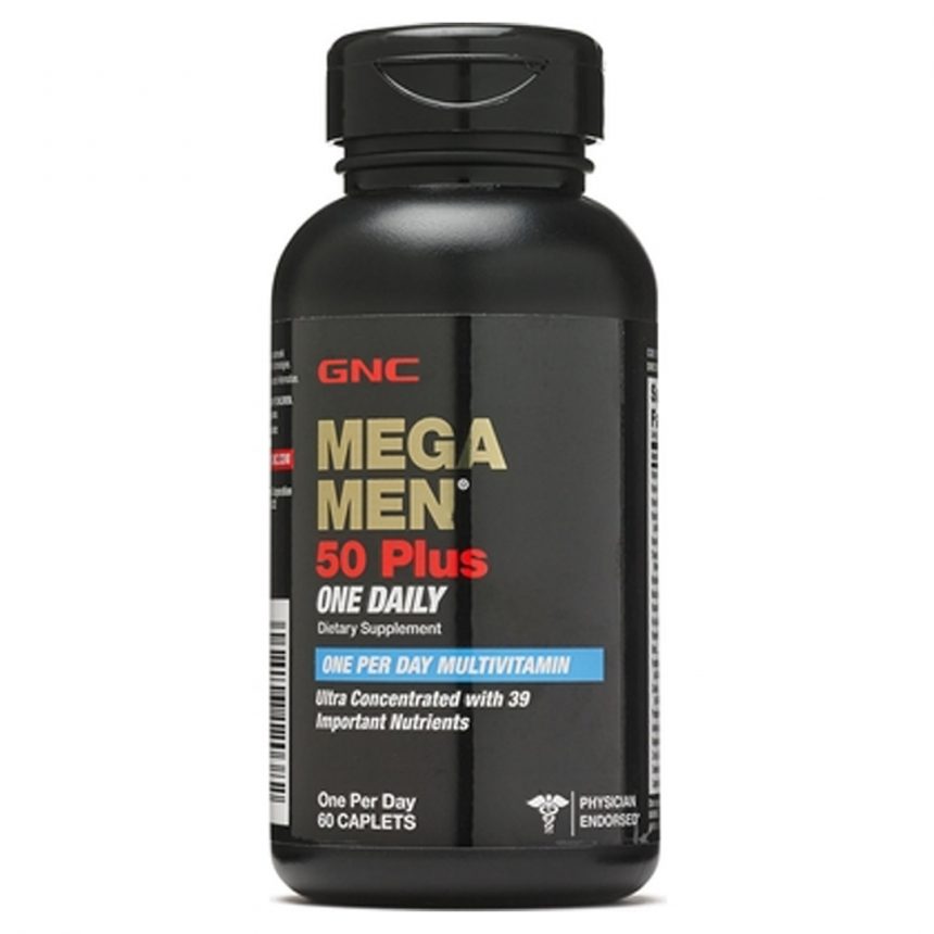 Gnc Mega Men 50 Plus One Daily Multivitamin for Men My Blog
